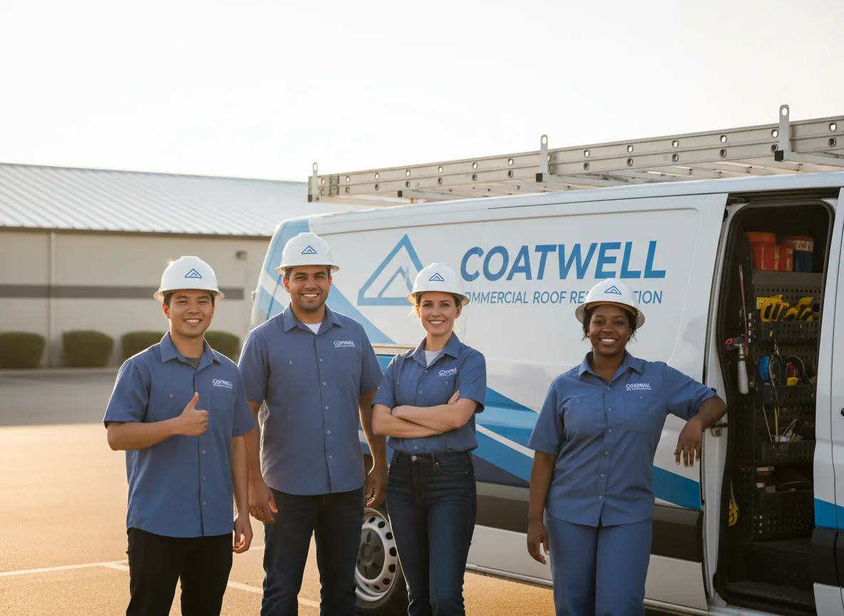 Commercial roof coating company in Holland, NY